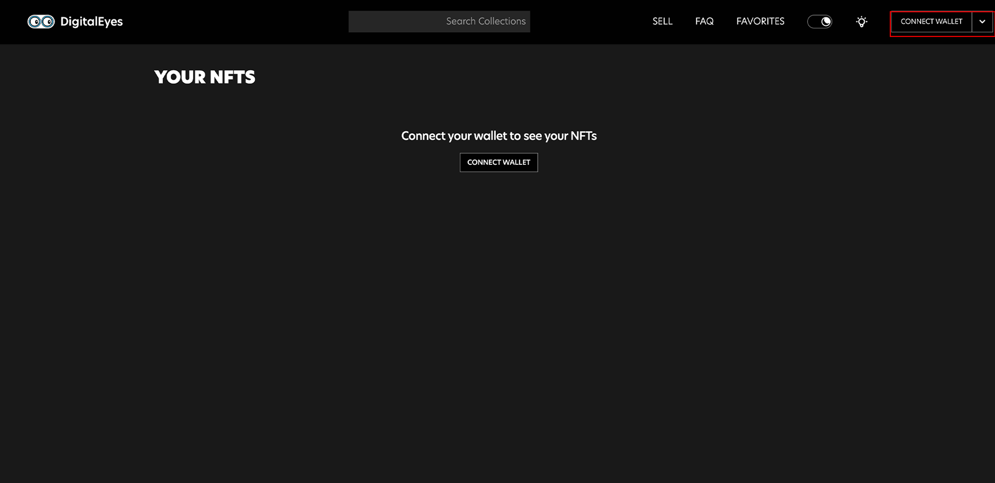 digitaleyes top画面